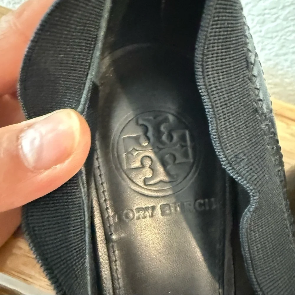Tory Burch- Carrie Quilted Cap Toe Block Heels - Size 7.5